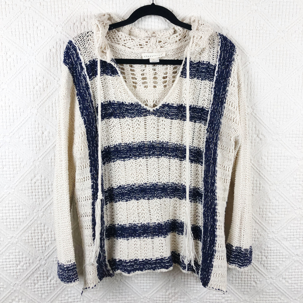 [Love Stitch- Nordstrom] Chunky Knit Hoodie-L
